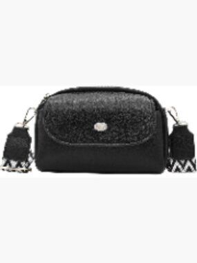 PU Leather Crossbody Sling Handbag Shoulder Purse with Zipper
